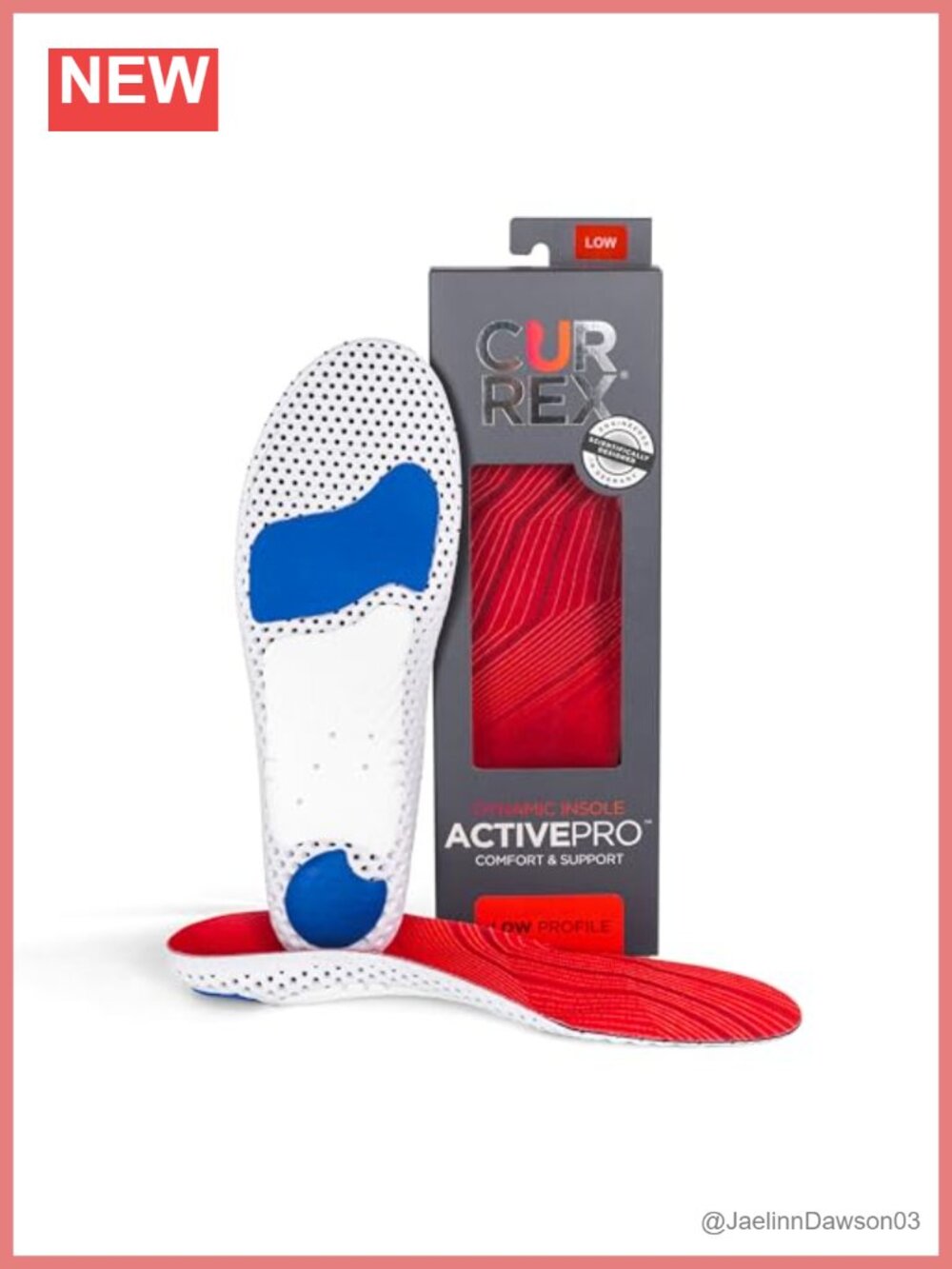 Arch Support Insoles for Men & Women, Shock Absorbing Shoe Inserts, Low Arch XL